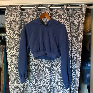 For love and lemons hooded crop sweatshirt